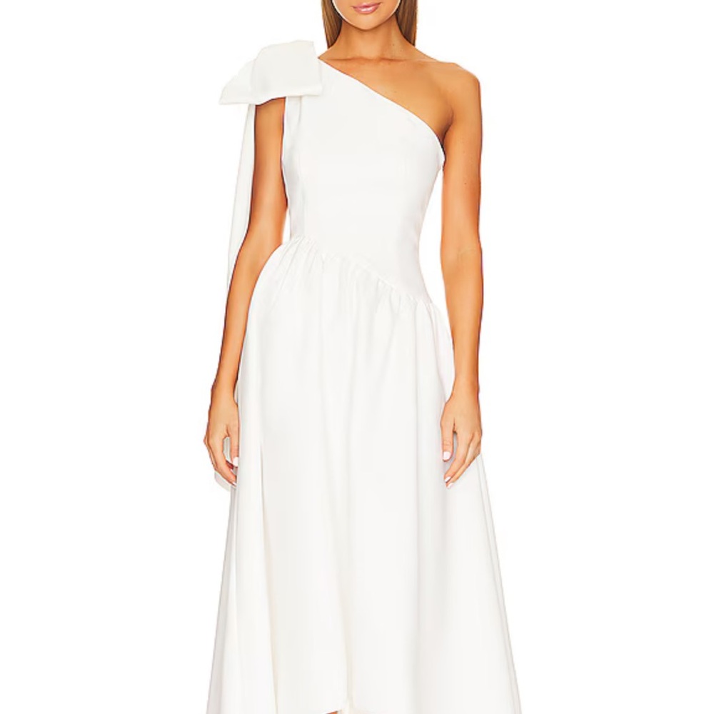 Elliatt Liesel Dress Elegant One-Shoulder Ivory Dress Size XL NWT